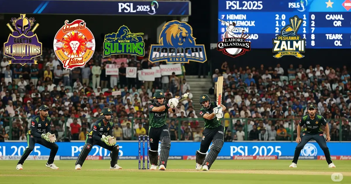 PSL 2025 Squads All Teams & Players List