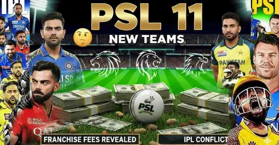 PSL 11 News ,New Teams, IPL Conflict, Franchise Fees Revealed